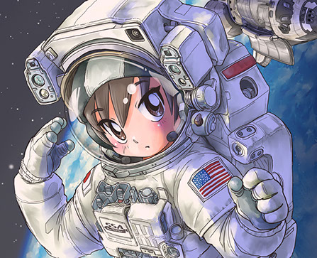 森田ゆかり　宇宙服